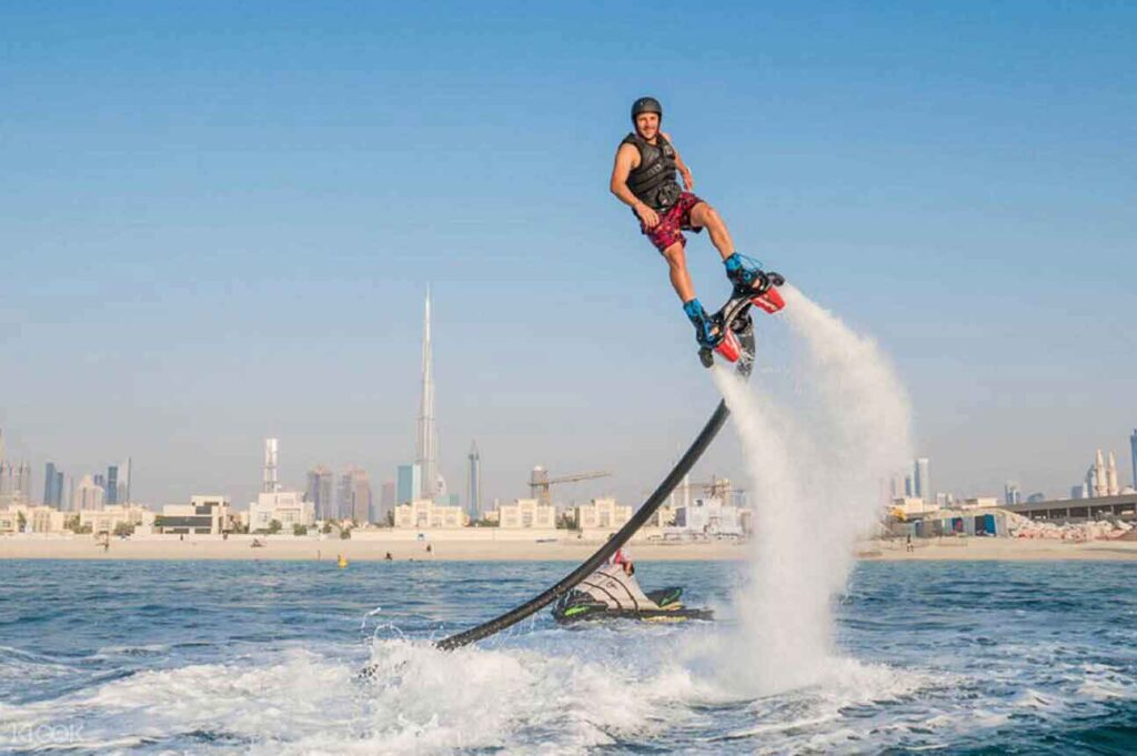 Flyboarding offbeat things to do in goa